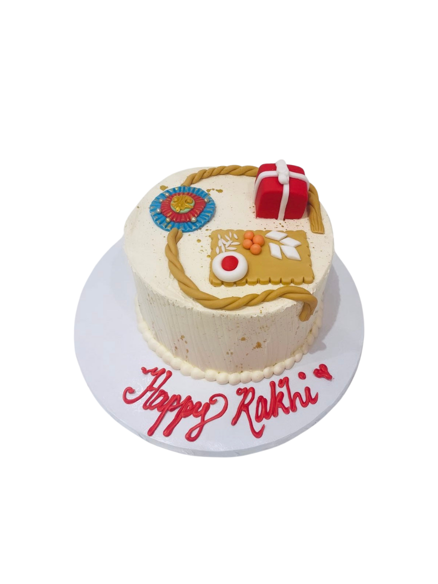 Rakhi Theme Cream Cake