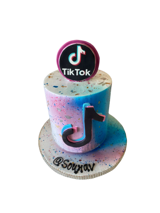 Tiktok Cream Cake