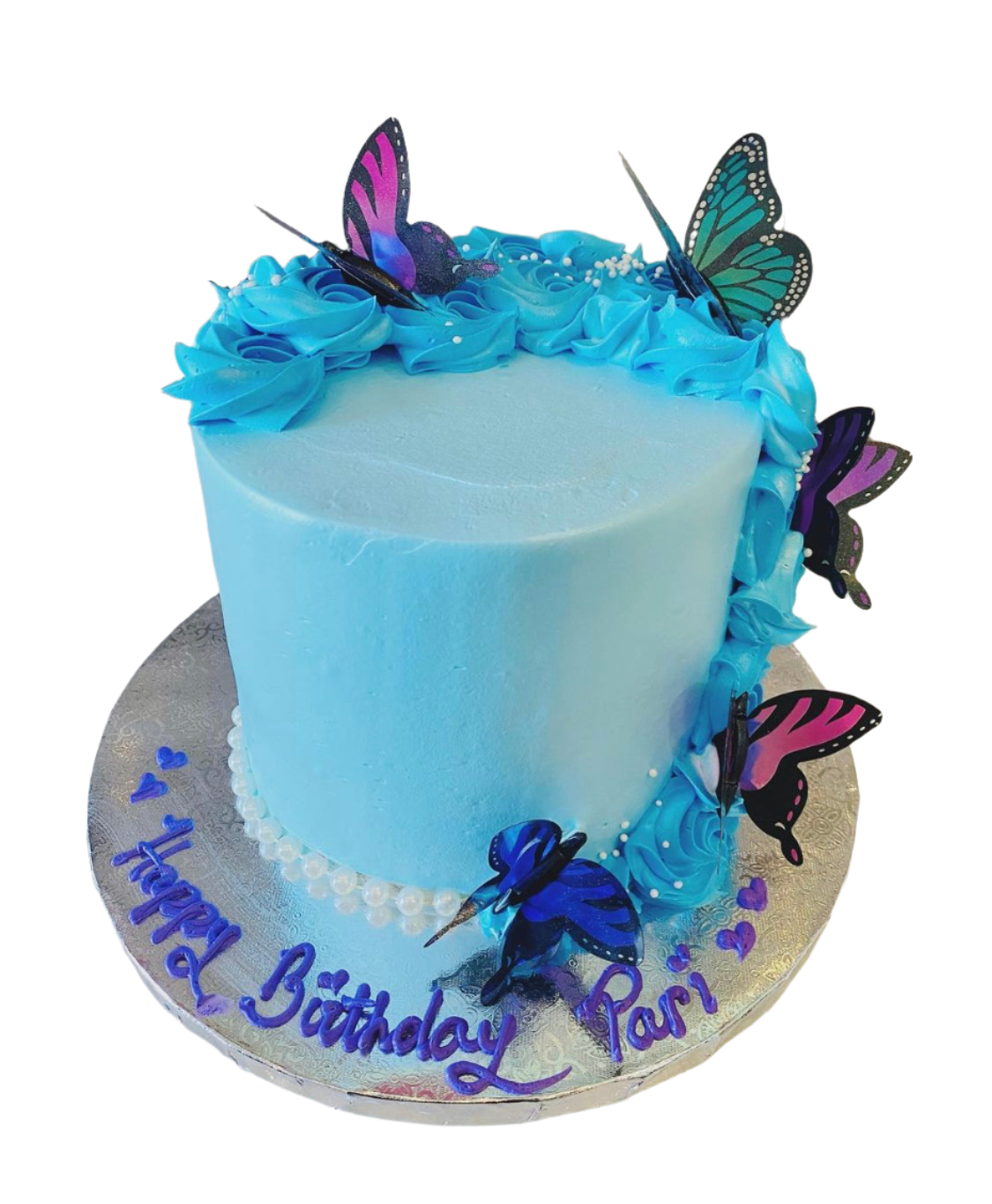 Pari Butterfly Birthday Cake
