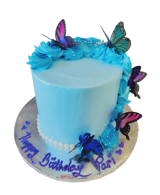 Pari Butterfly Birthday Cake