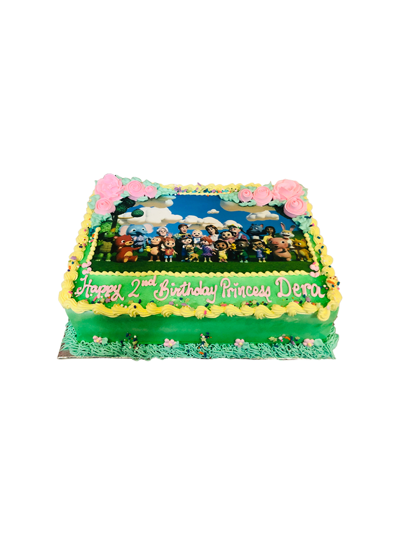 Cocomelon Photo Birthday Cake