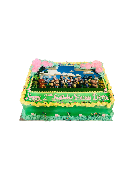 Cocomelon Photo Birthday Cake