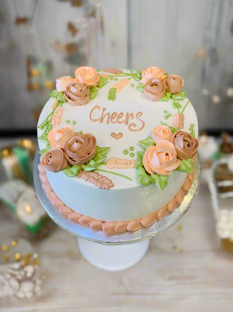 Cheers To Birthday Cake