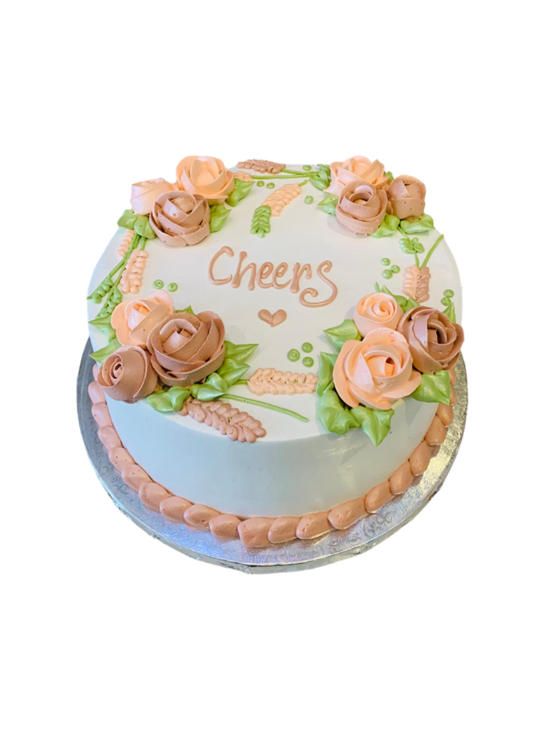 Cheers To Birthday Cake