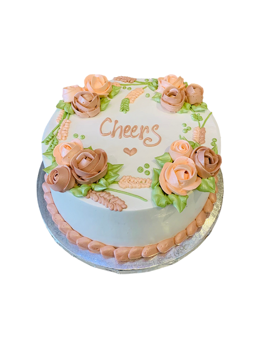 Cheers To Birthday Cake