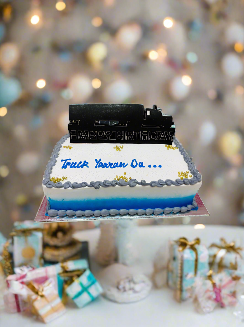 Akash Truck Birthday Cake