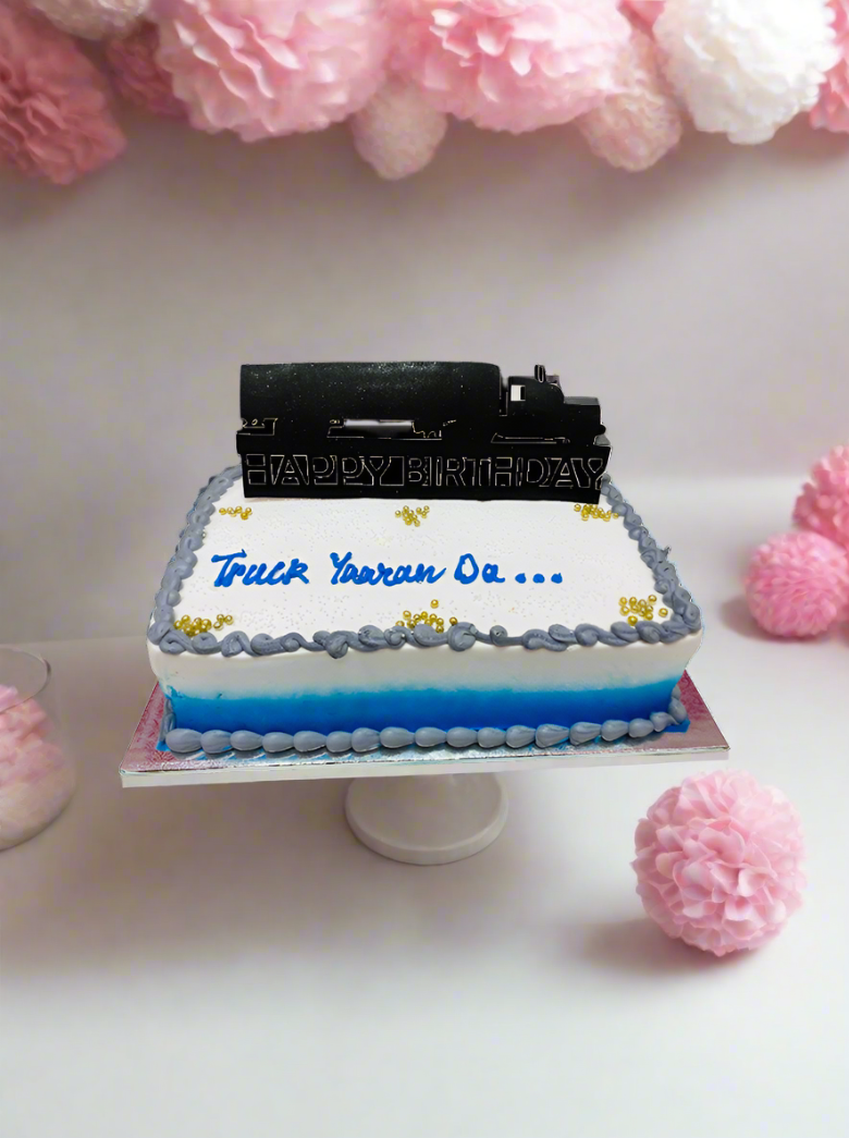 Akash Truck Birthday Cake