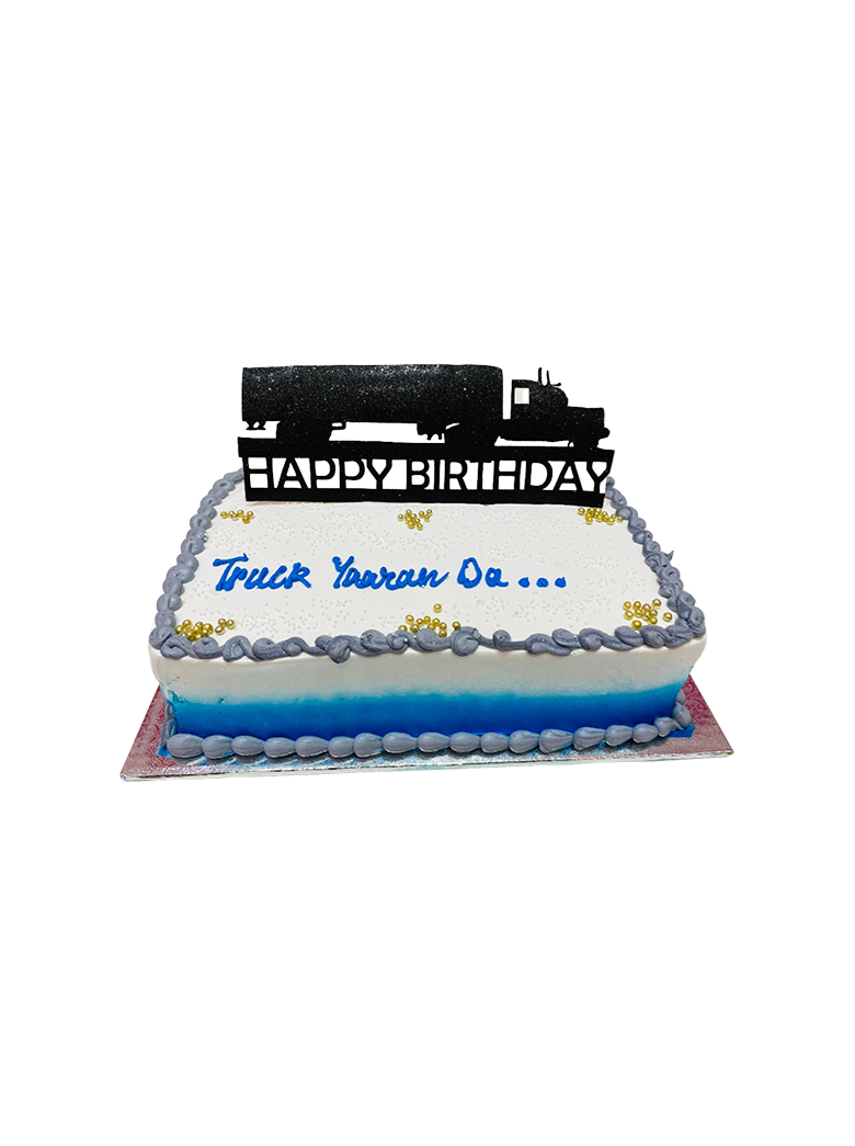 Akash Truck Birthday Cake