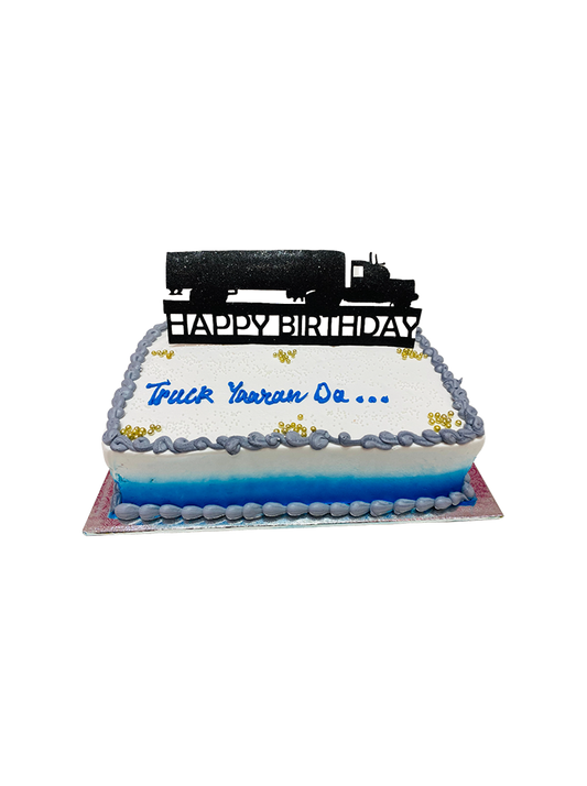 Akash Truck Birthday Cake