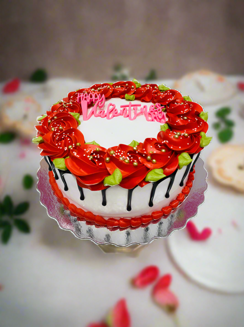 Red Love Cake