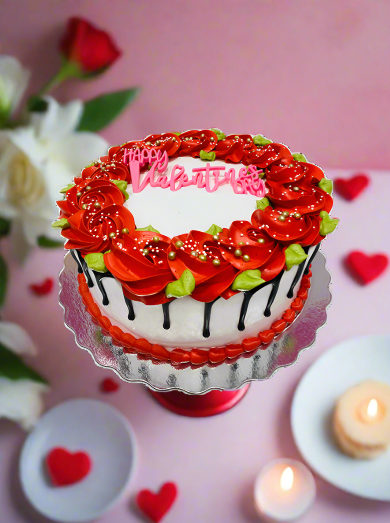 Red Love Cake