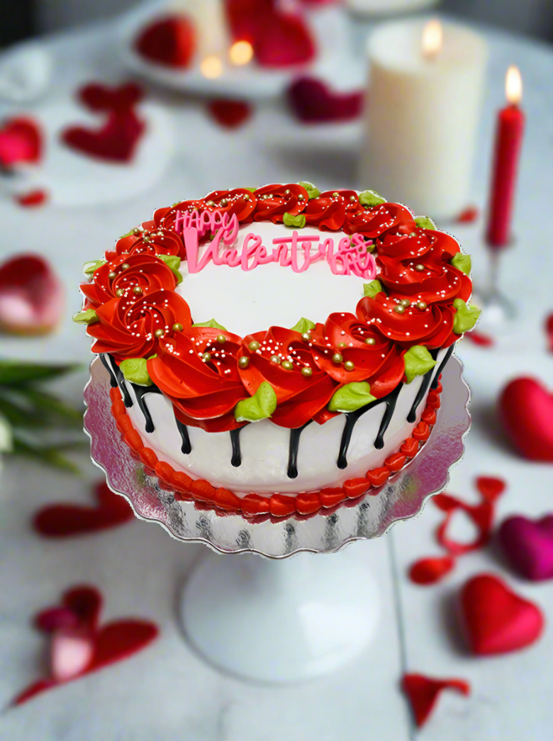 Red Love Cake