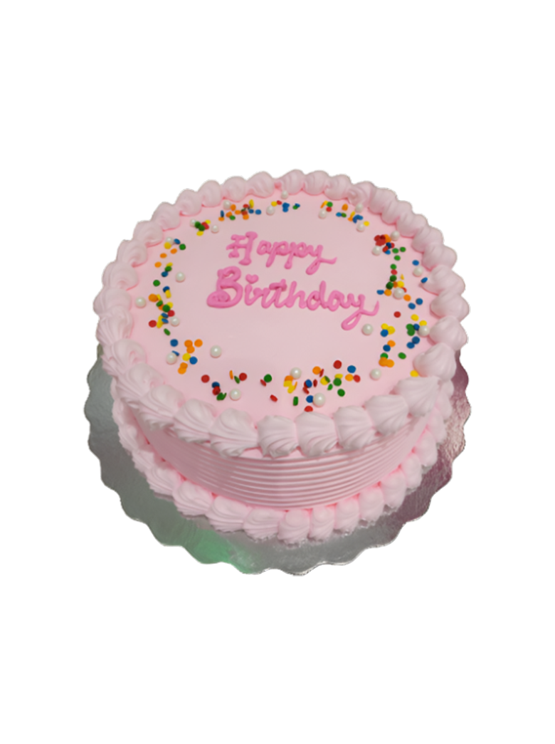 Julia Pink Birthday Cake