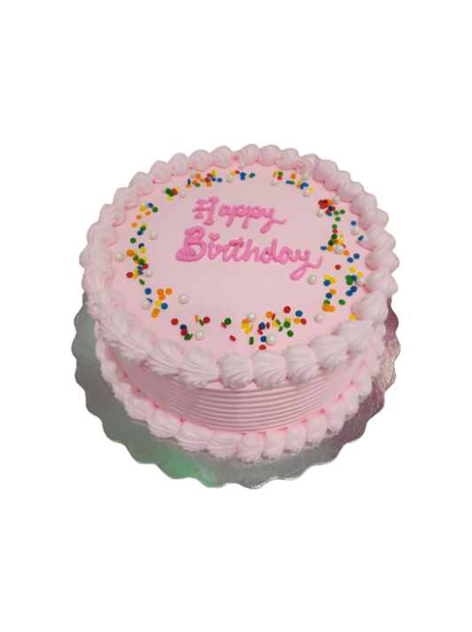 Julia Pink Birthday Cake