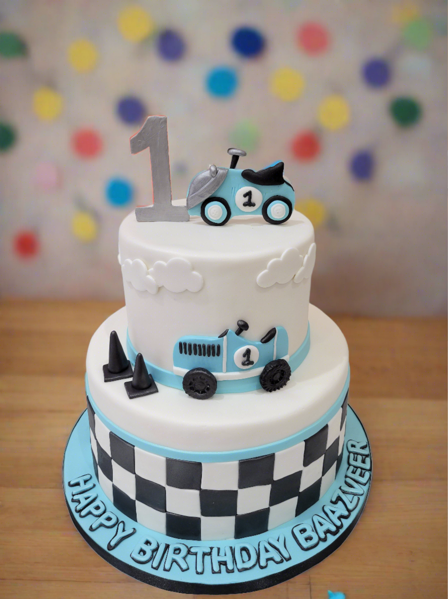 Baazveer Fondant Tiered Cake