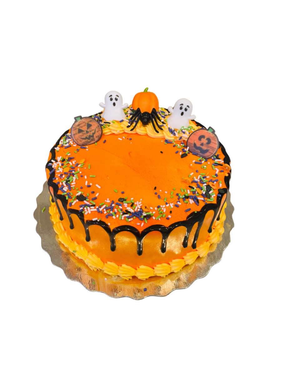 Halloween Ghost Cream Cake