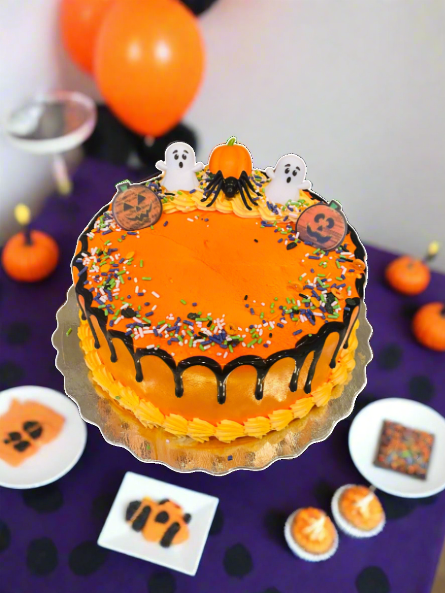 Halloween Ghost Cream Cake
