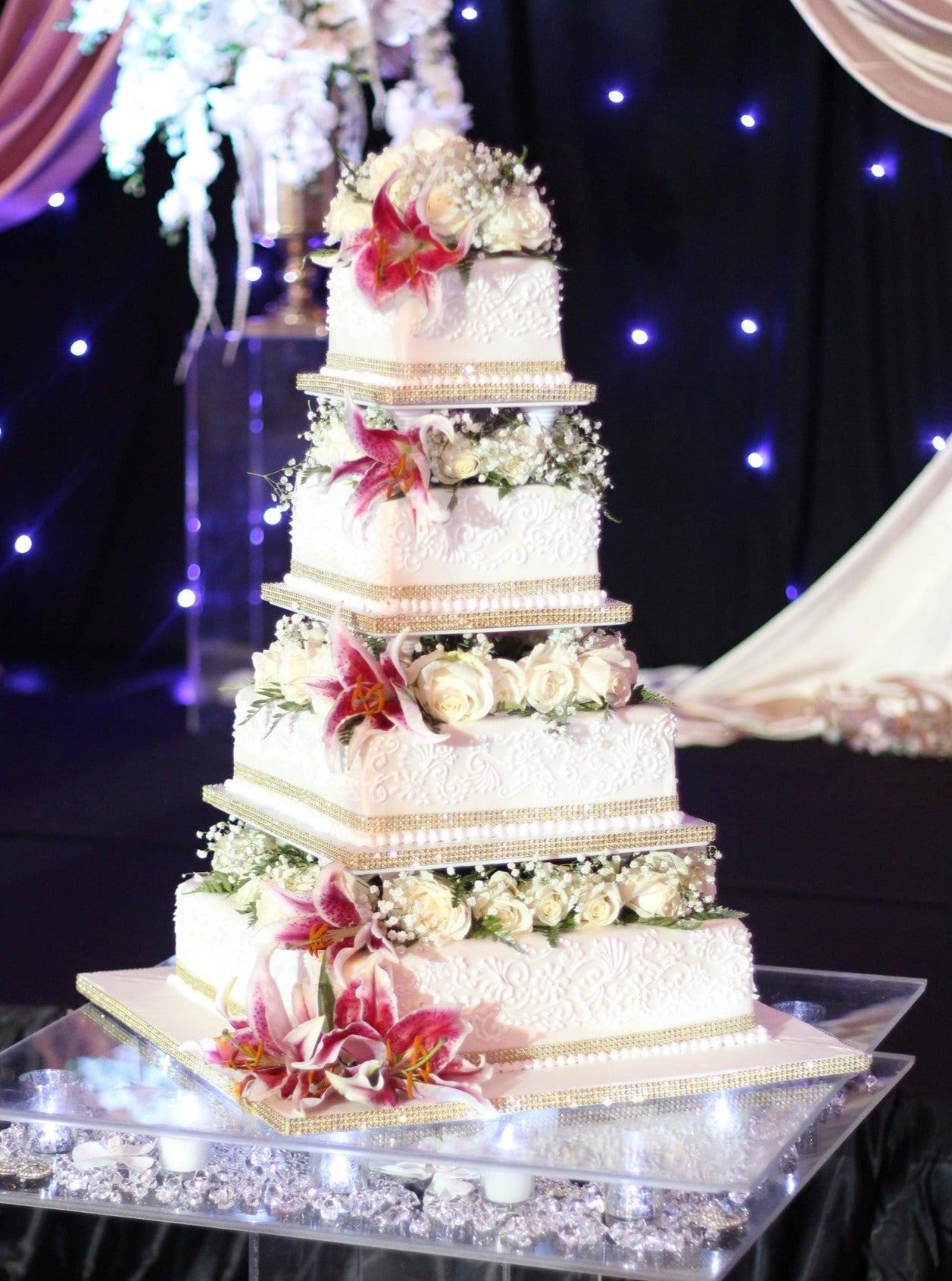 Amelia Wedding Cake - Rashmi's Bakery