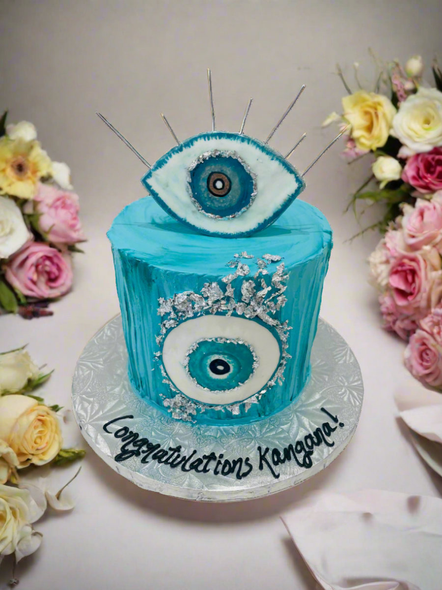 Evil Eye Cream Cake