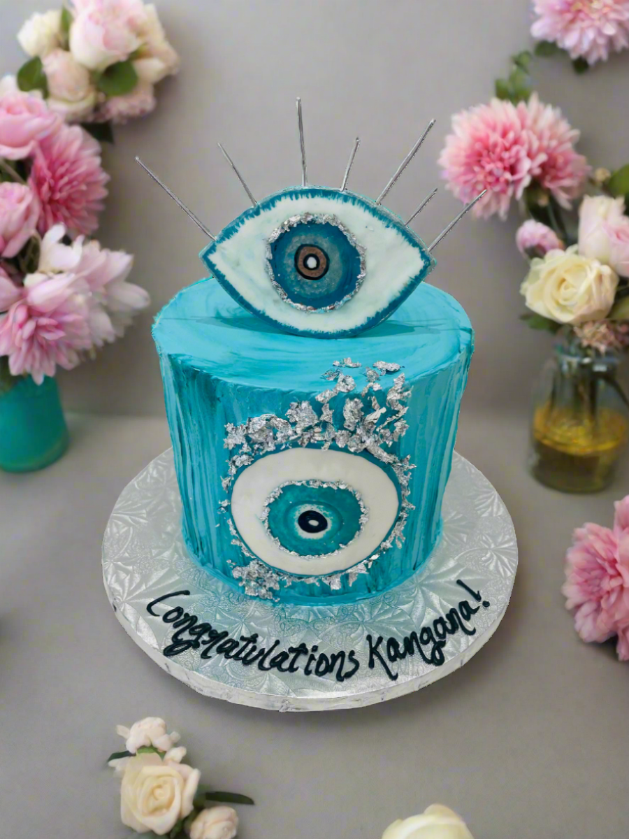 Evil Eye Cream Cake