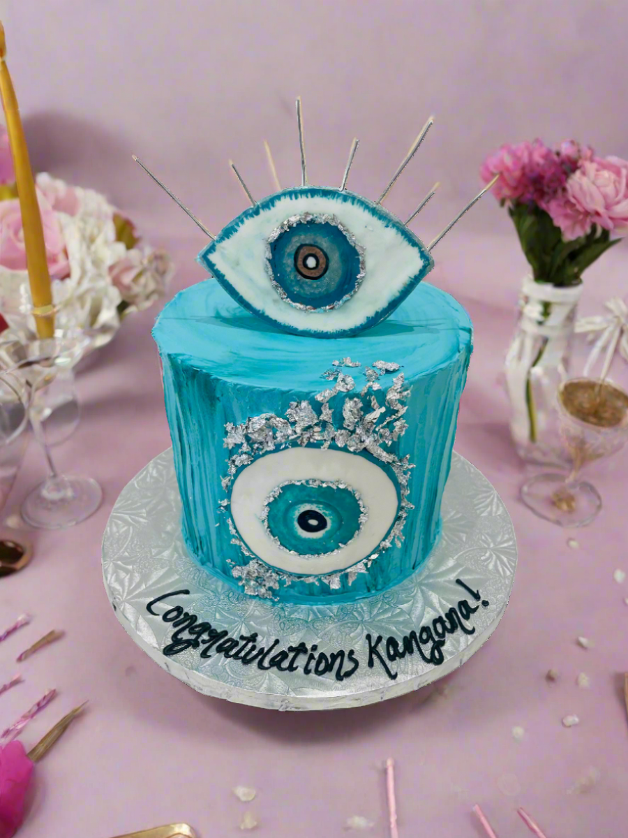 Evil Eye Cream Cake