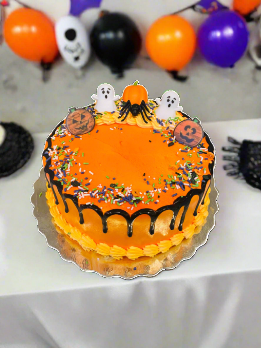 Halloween Ghost Cream Cake
