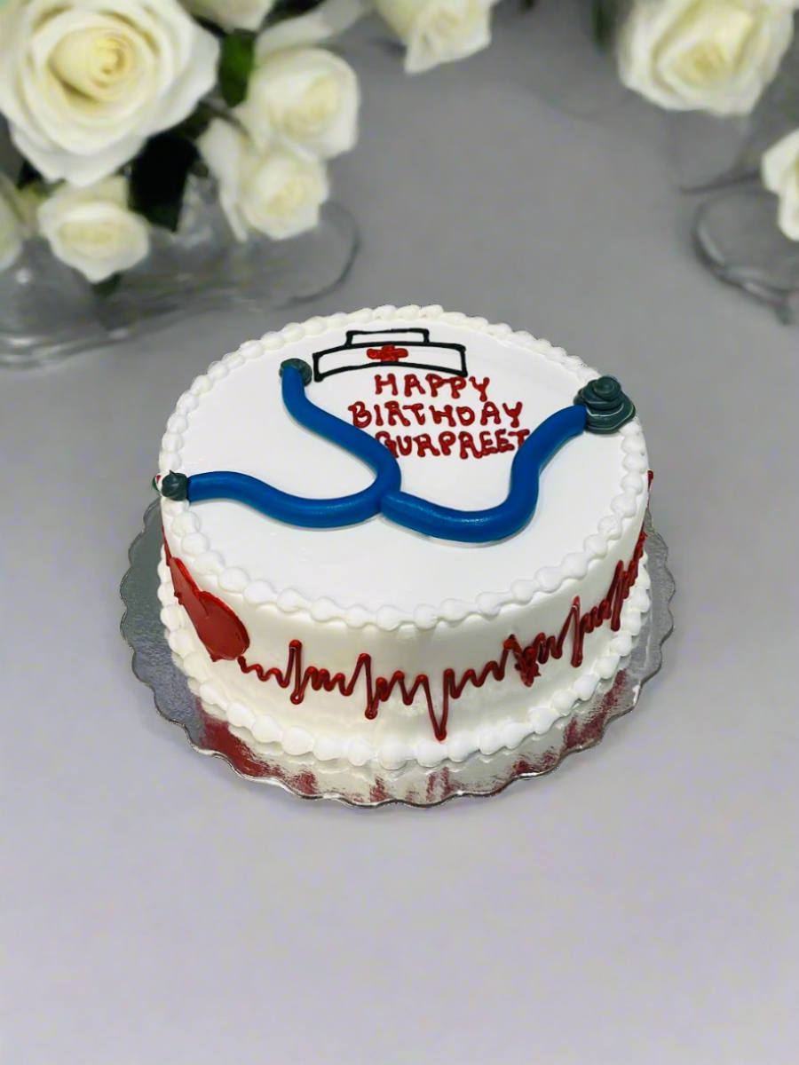 Stethoscope Birthday Cake