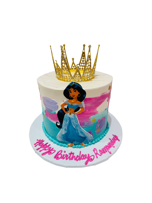 Princess Jasmine Cream Cake