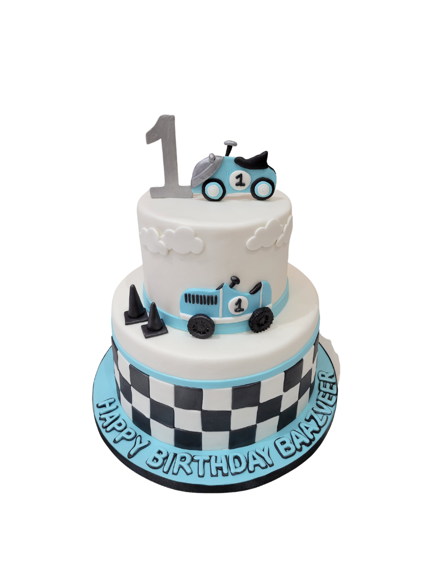 Baazveer Fondant Tiered Cake