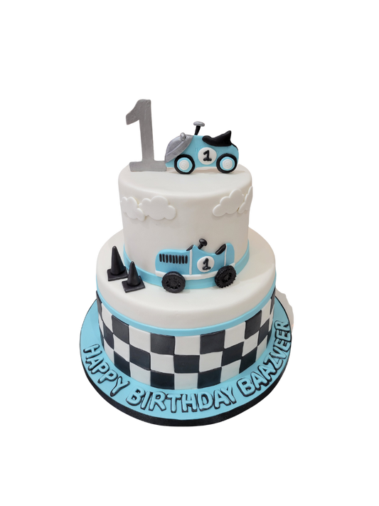 Baazveer Fondant Tiered Cake
