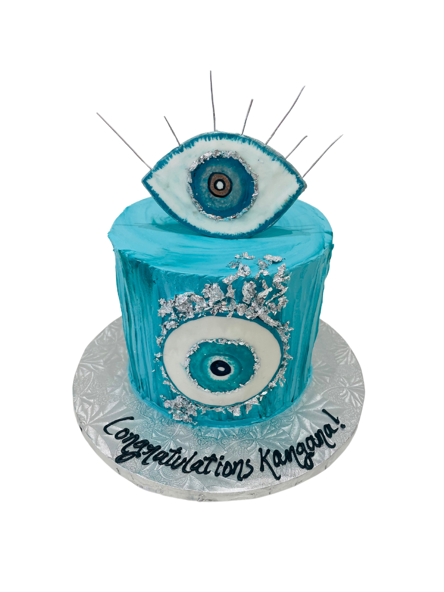Evil Eye Cream Cake