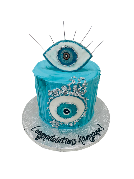 Evil Eye Cream Cake