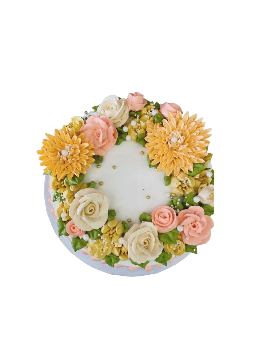 Aarohi Flowers Birthday Cake