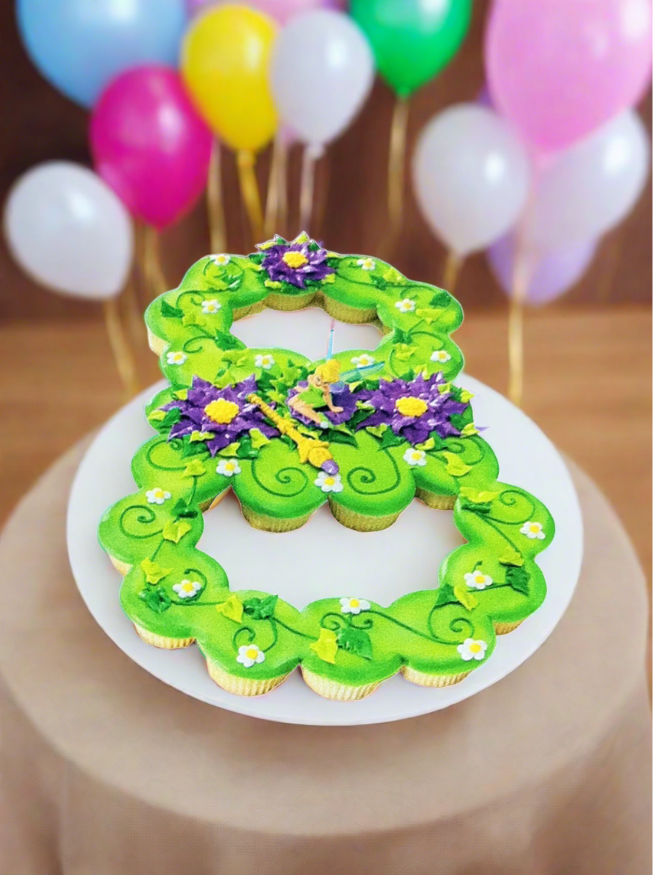 8Th Birthday Tinker Bell Cupcakes