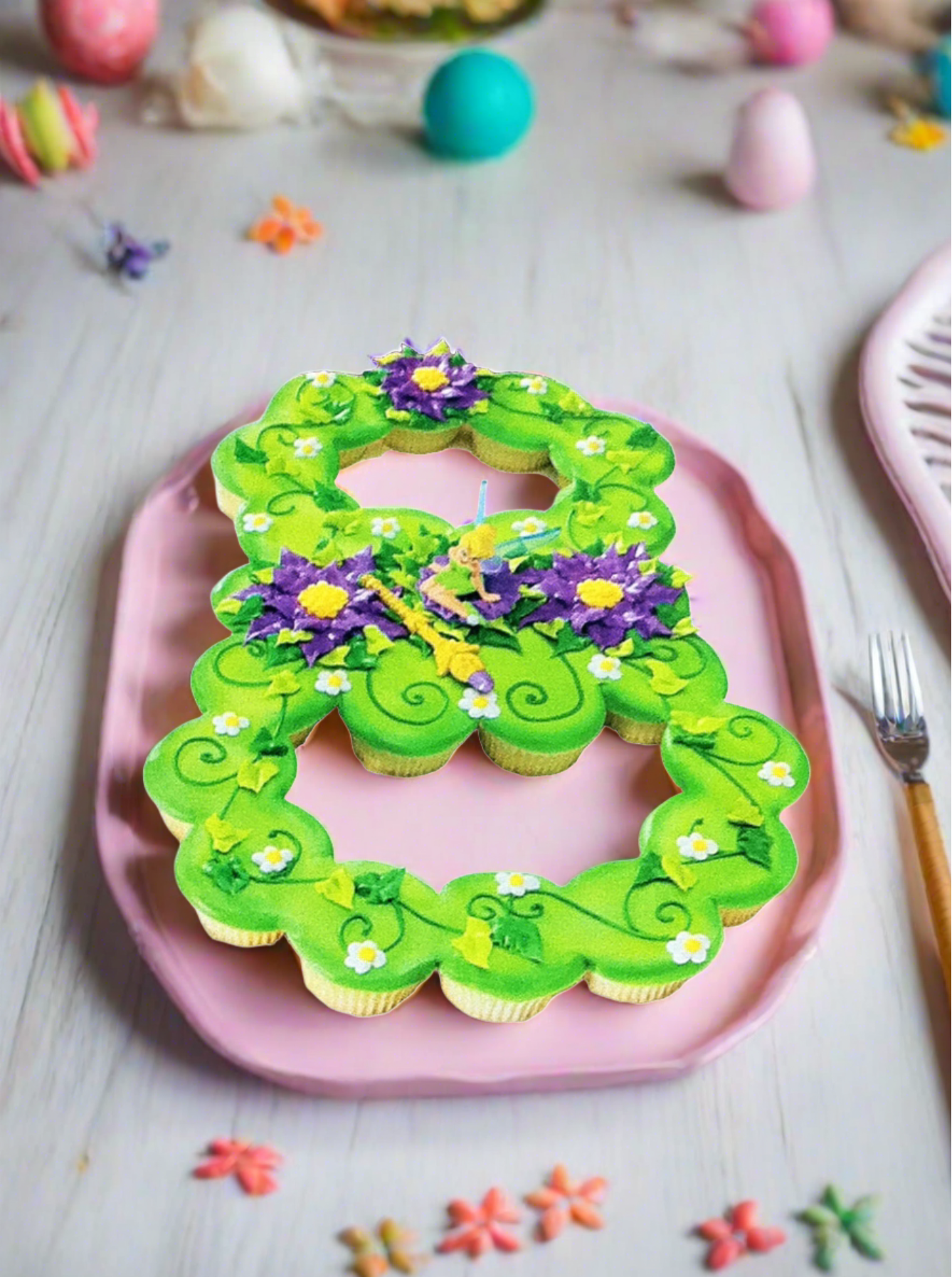 8Th Birthday Tinker Bell Cupcakes