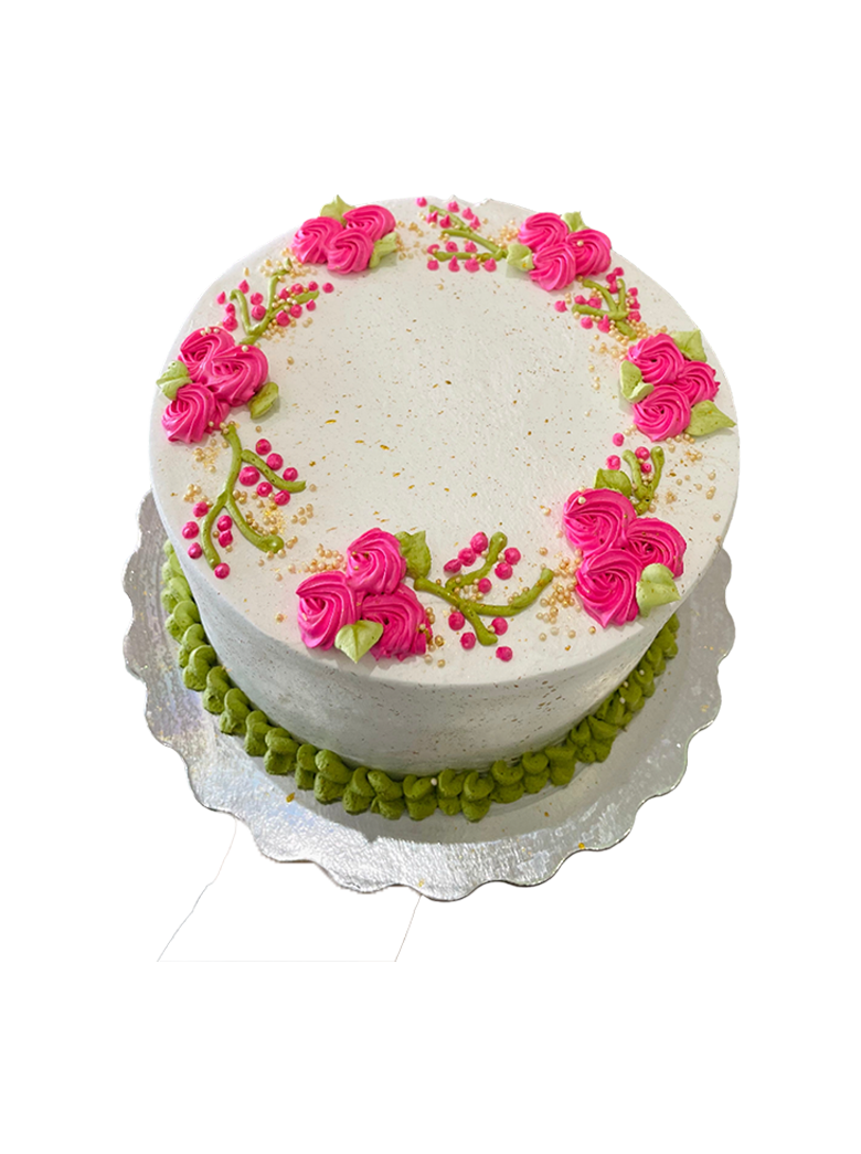 Pink Blossoms Cake