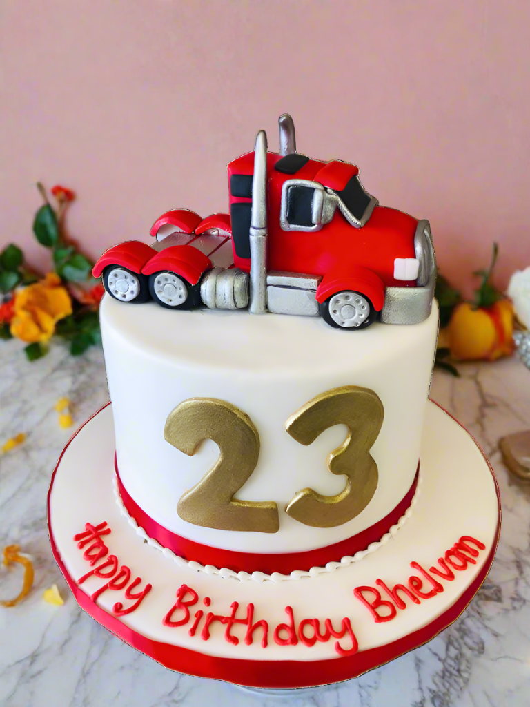 Truck Birthday Cake