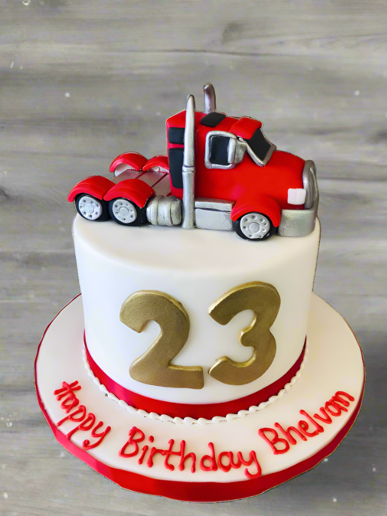 Truck Birthday Cake