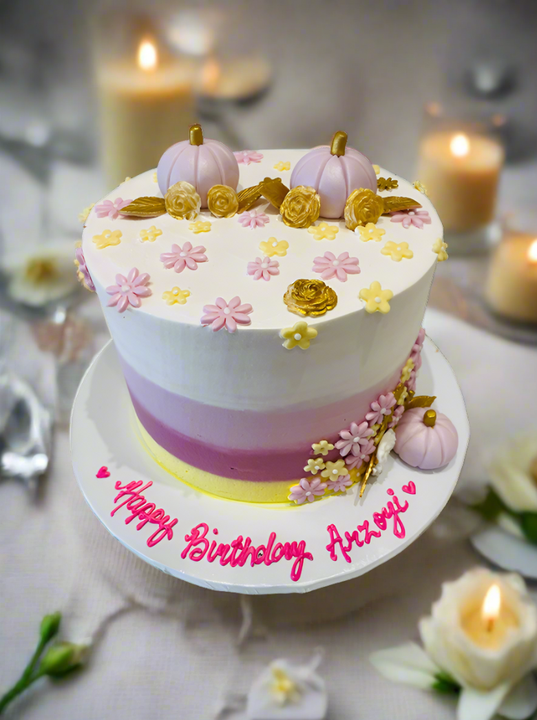 Arzoyi Pink Pumpkin Cake