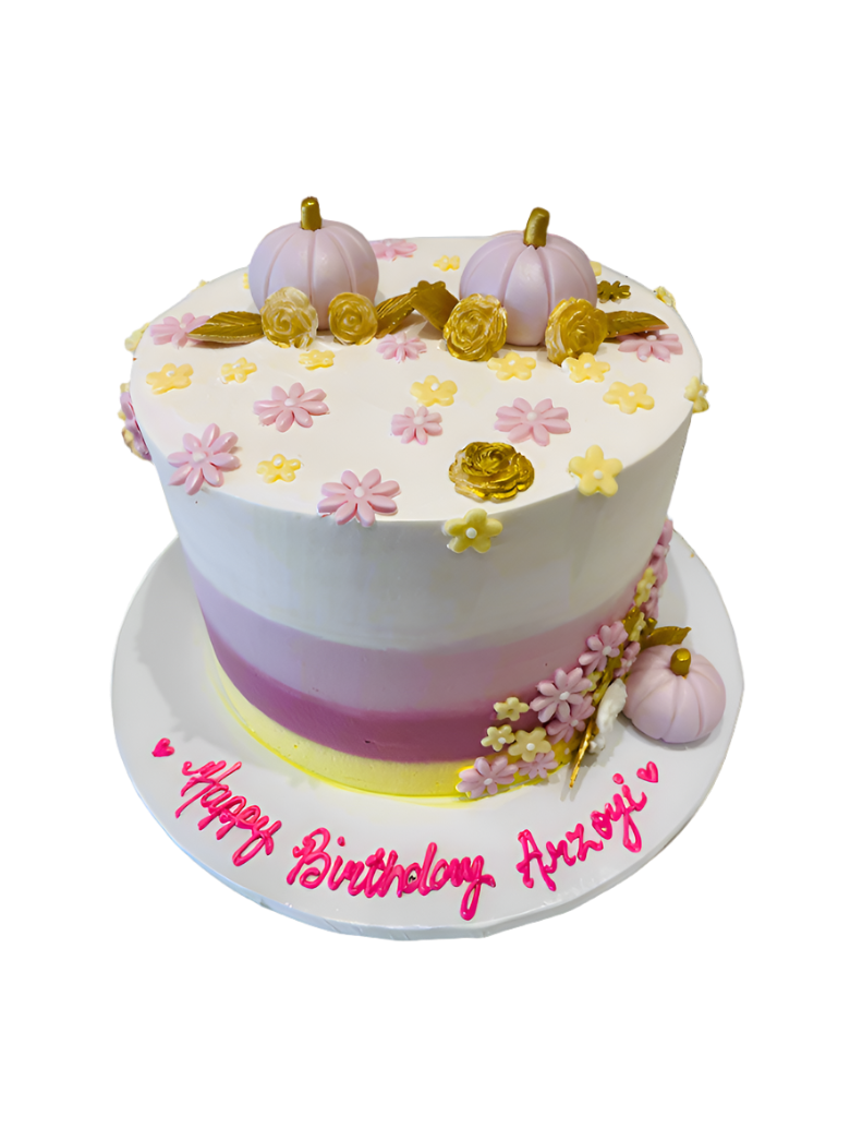 Arzoyi Pink Pumpkin Cake