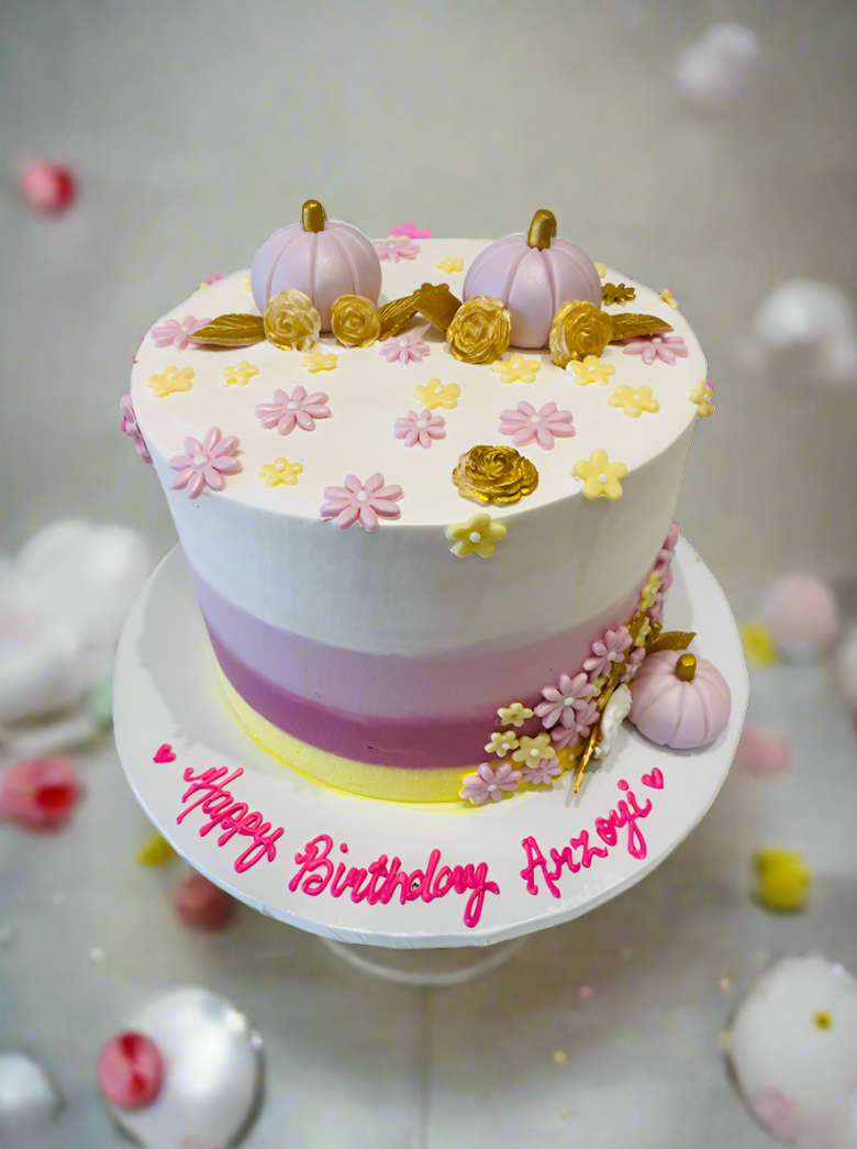 Arzoyi Pink Pumpkin Cake