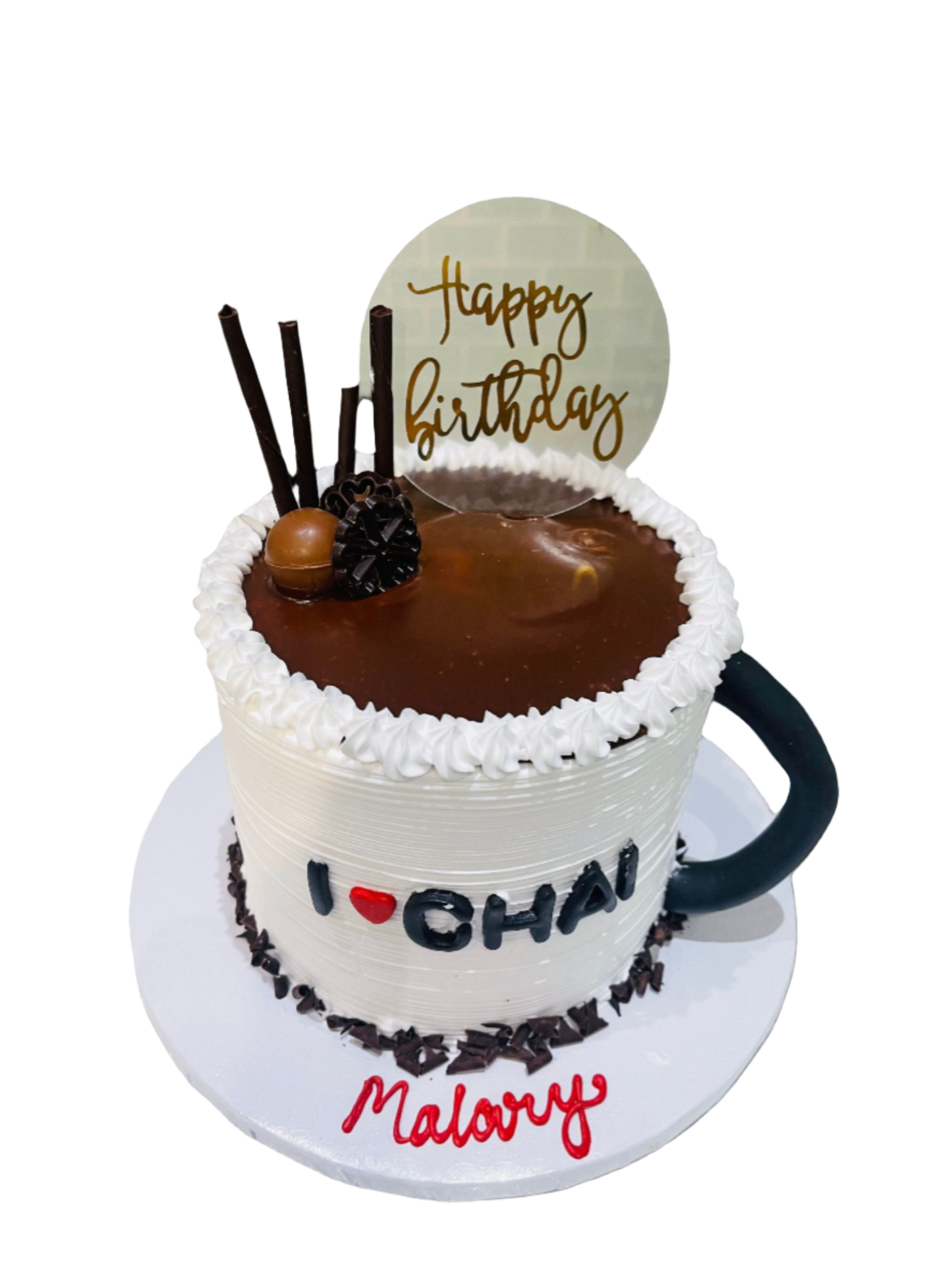 Tea Cup Cream Molded Cake