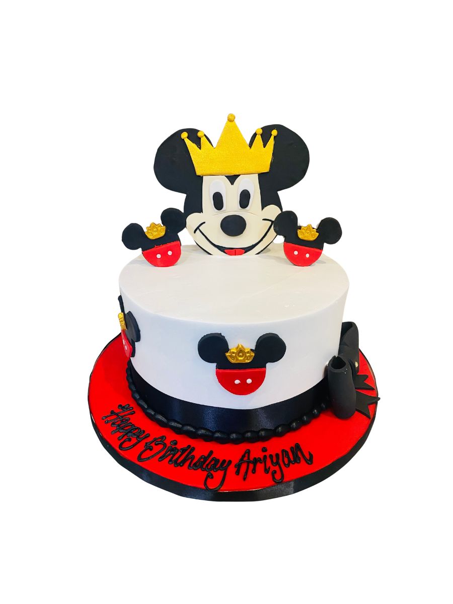 Eknoor Mickey- Minnie Birthday Cake