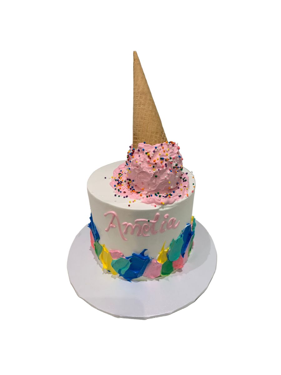 Amelia Ice-Cream Cone Cake