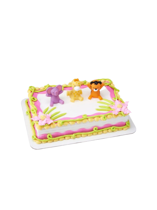 Baby Animals Birthday Cake