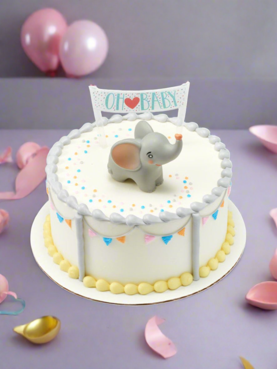 Oh Baby Elephant Cake