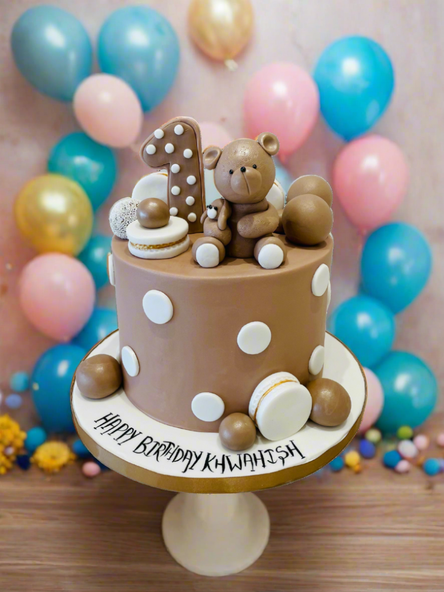Khwahish Teddy Fondant Cake