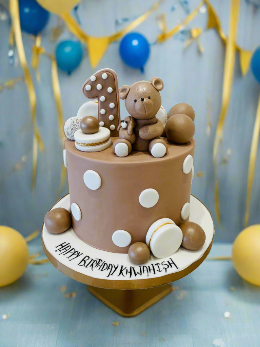 Khwahish Teddy Fondant Cake