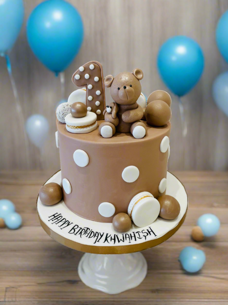 Khwahish Teddy Fondant Cake