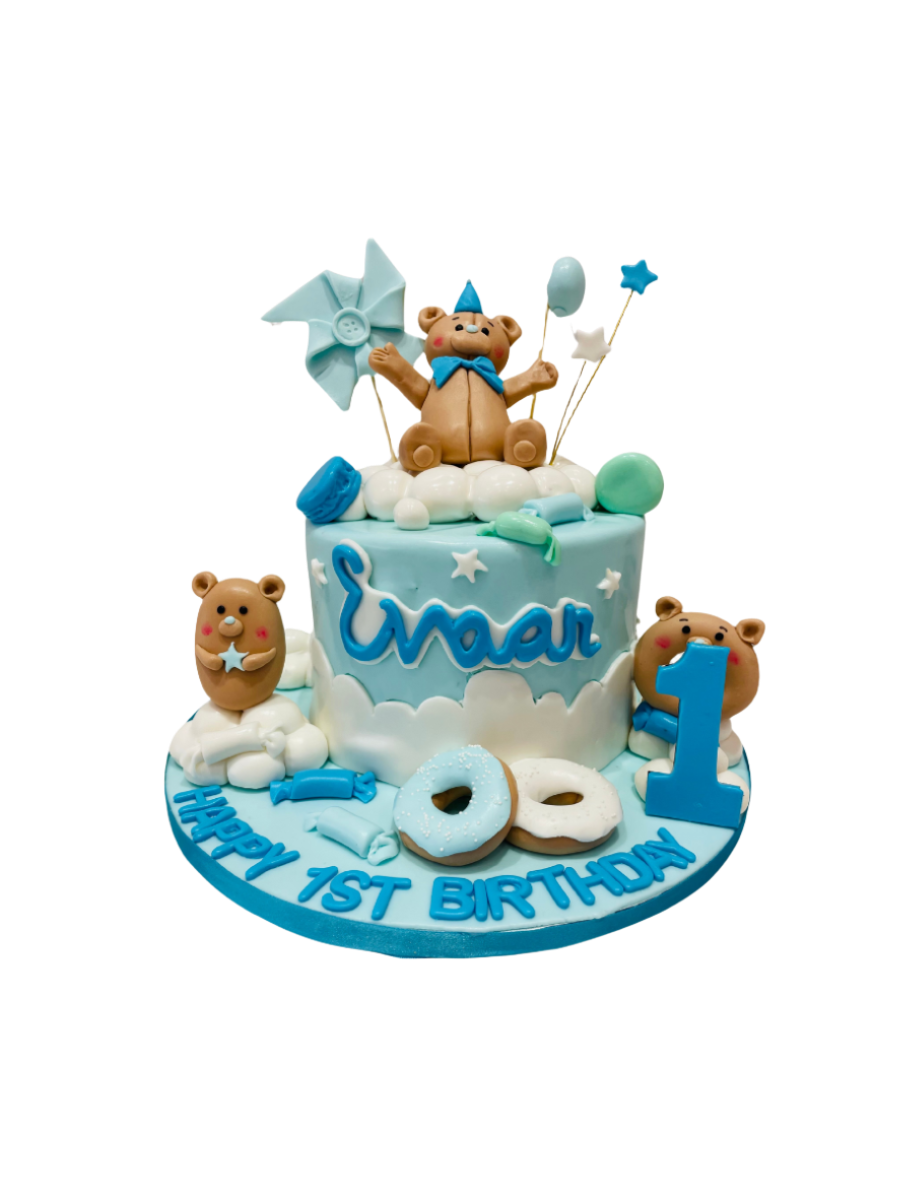 Evaan's 1st Birthday Fondant Delight